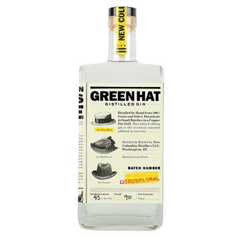 Green Hat Citrus/Floral Gin 750ML BTL