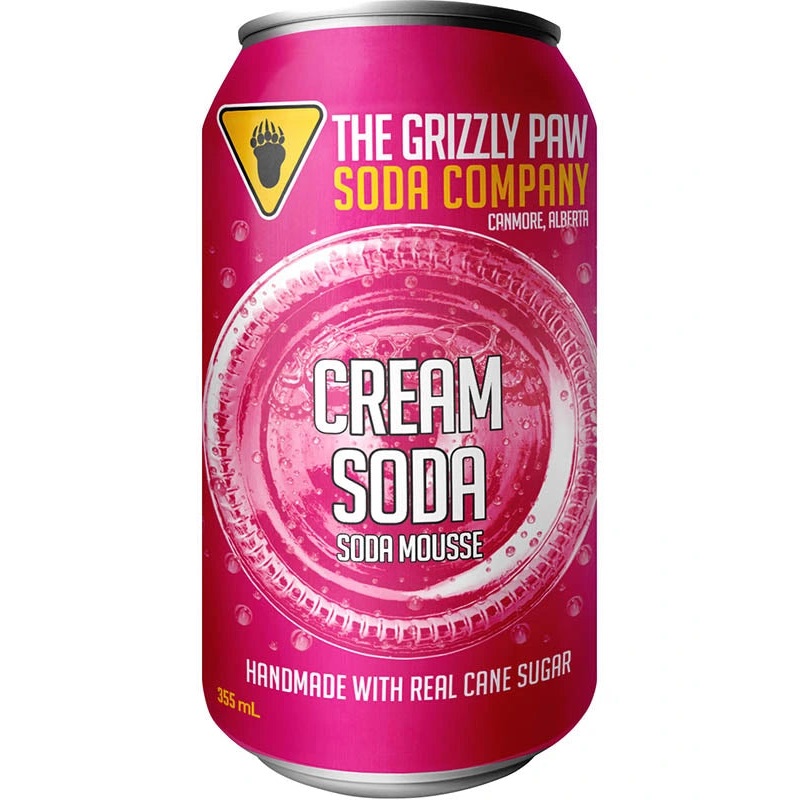 GRIZZLY PAW CREAM SODA 355ML CAN @ Emerald Hills [1038732] 355 ml