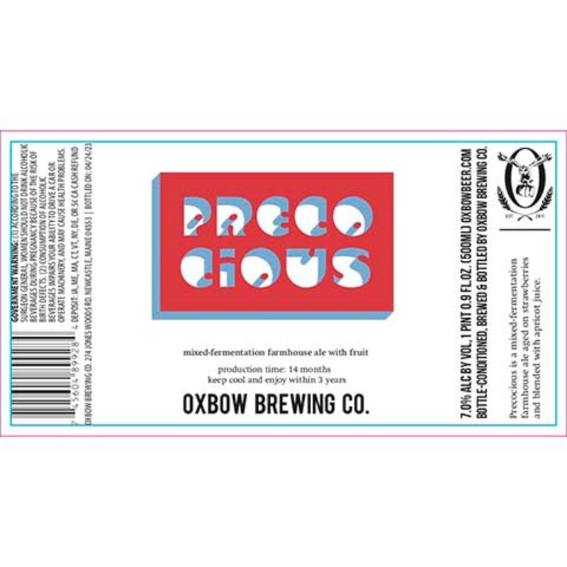 Oxbow Precious Sour 500ML BTL