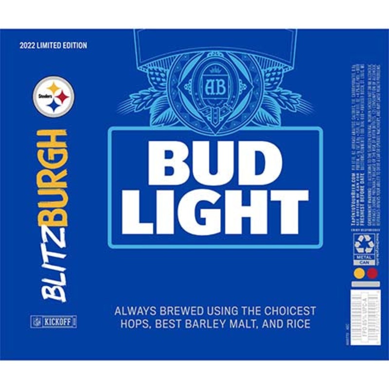 Bud Light Blitz Burgh 25OZ SINGLE CAN