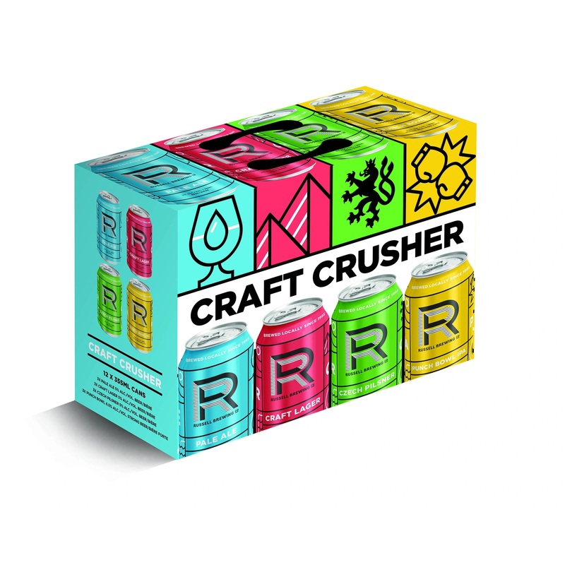 RUSSELL CRAFT CRUSHER MIXER 355ML 12PK CAN @ MacTaggart Ridge [1025699] 4260 ml