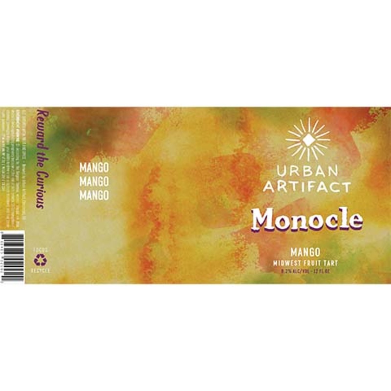 Urban Artifact Monocle Mango Midwest Fruit Tart Ale 12OZ SINGLE CAN