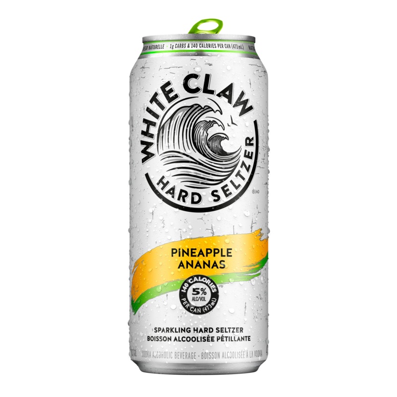 WHITE CLAW HARD SELTZER PINEAPPLE 473ML CAN @ Lethbridge [1038928] 473 ml